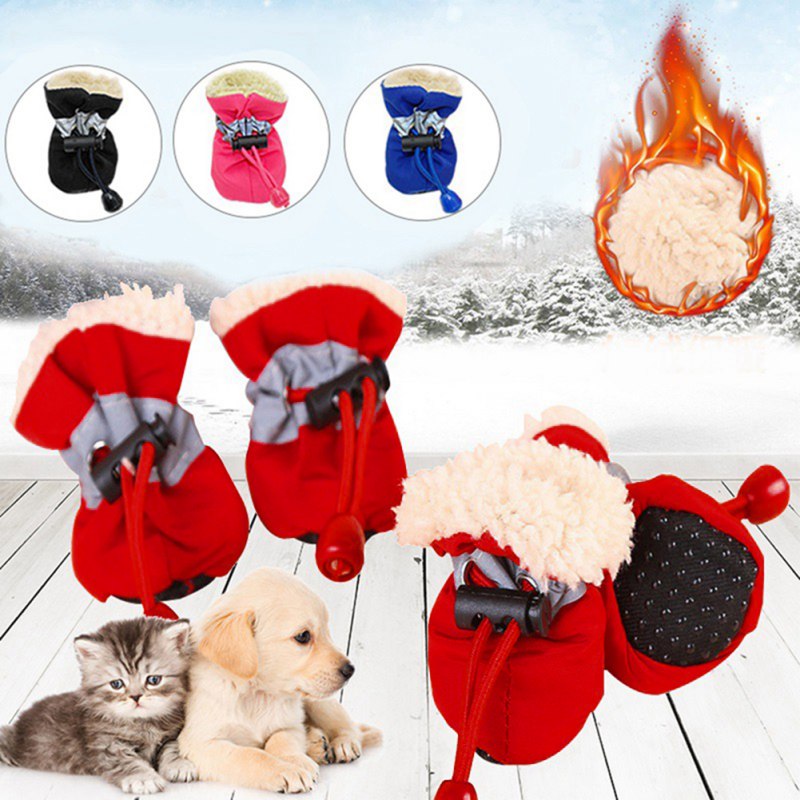Rain and Snow Dog Booties for Dogs